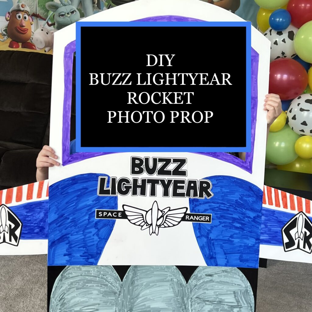 DIY Buzz Lightyear Rocket Photo Prop 