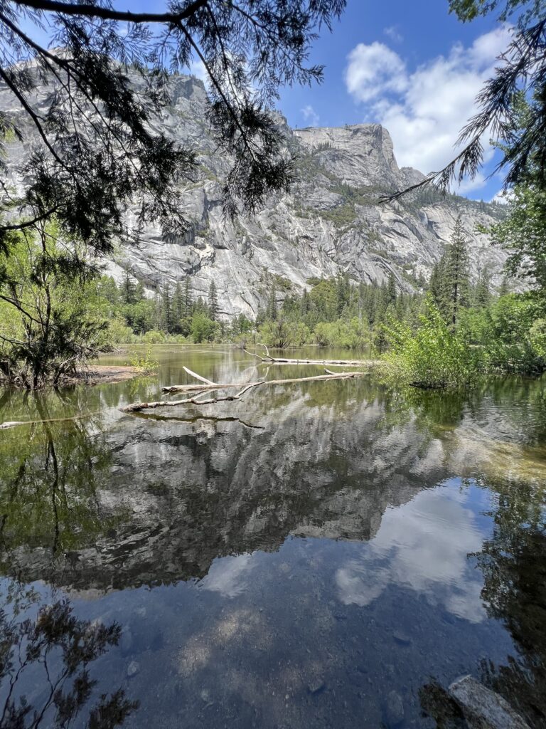 Mountain reflected in Mirror Lake